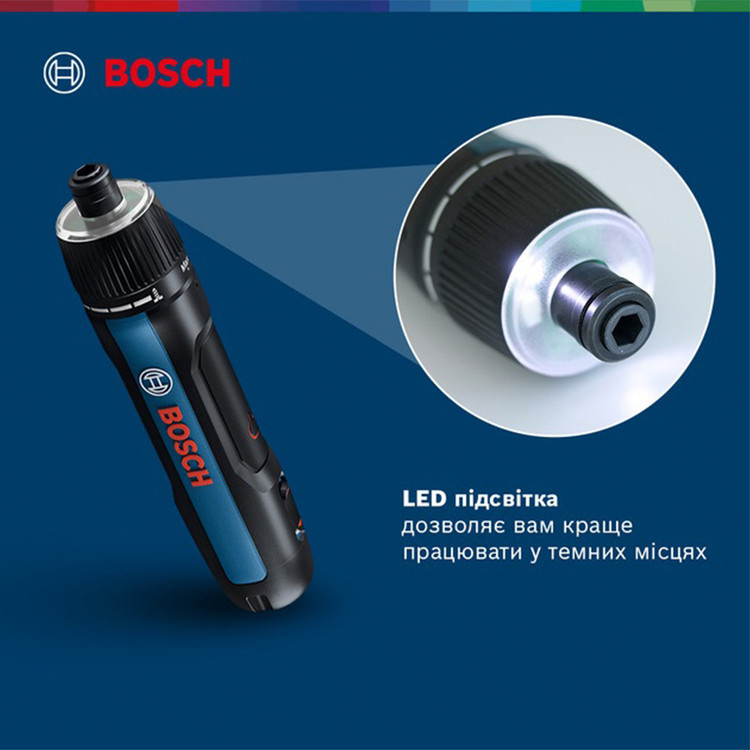 پیچ گوشتی شارژی بوش مدل حرفه ای 3.6 ولت کد 06019H2201 + 11 Extra
