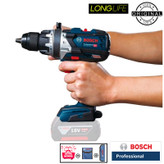 دریل پیچ گوشتی شارژی چکشی 18 ولت بوش مدل ( GSB 18V-110 C Brushless ( Without battery and charger