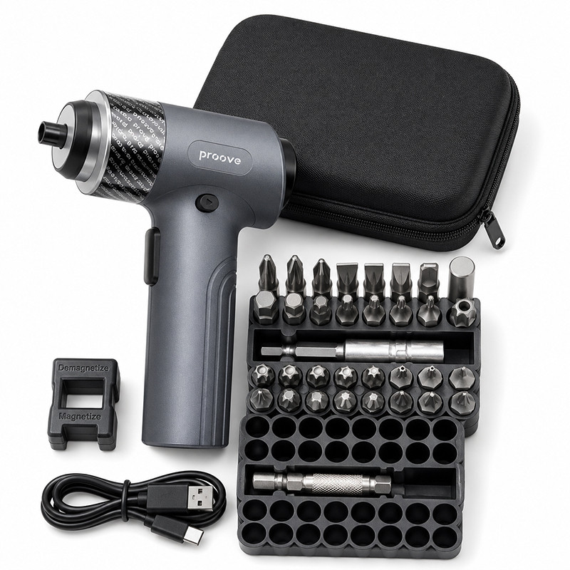 پیچ گوشتی شارژی 5 ولت پروو مدل DRILLER 36 IN 1