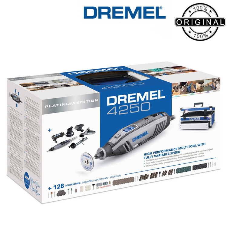 فرز انگشتی مینیاتوری دیمردار 42 میلی متری 175 وات درمل مدل 4250-6/128 BOX Professional