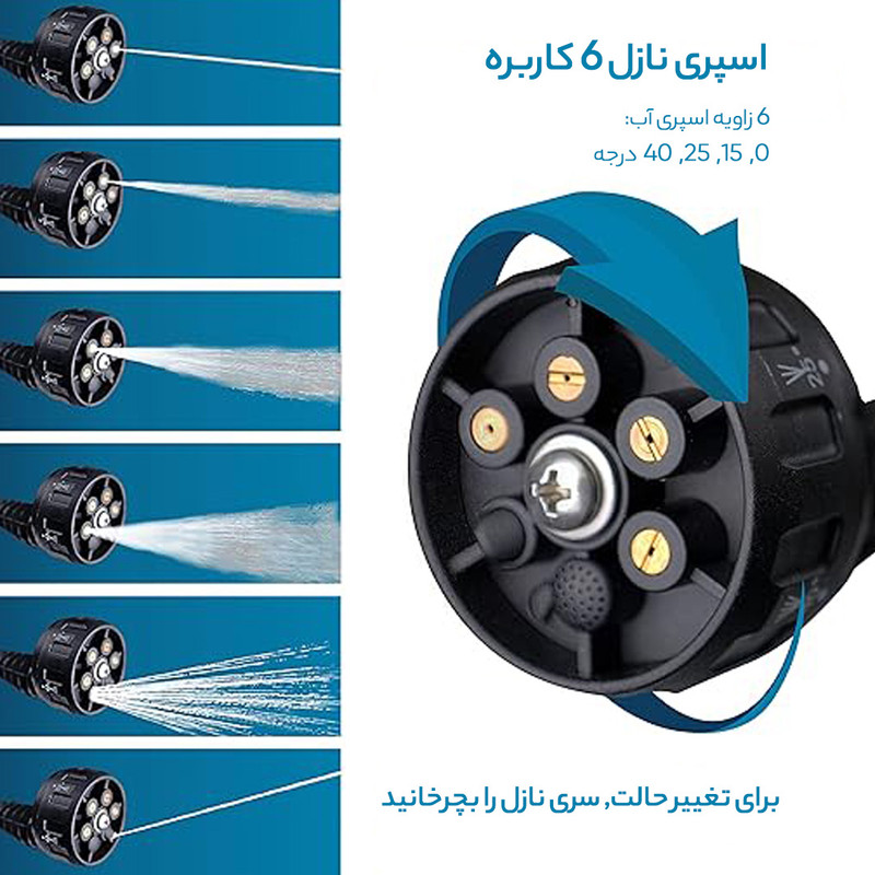 کارواش وی تولز مدل SMT-20V Cordless Pressure Washe-VT1210-2A