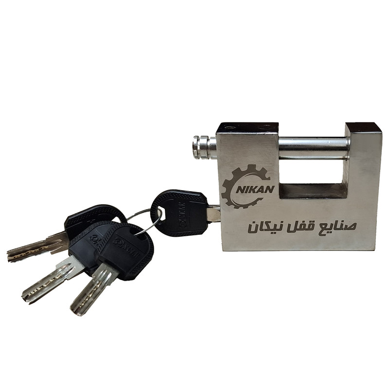 قفل کتابی نیکان مدل فولادی
