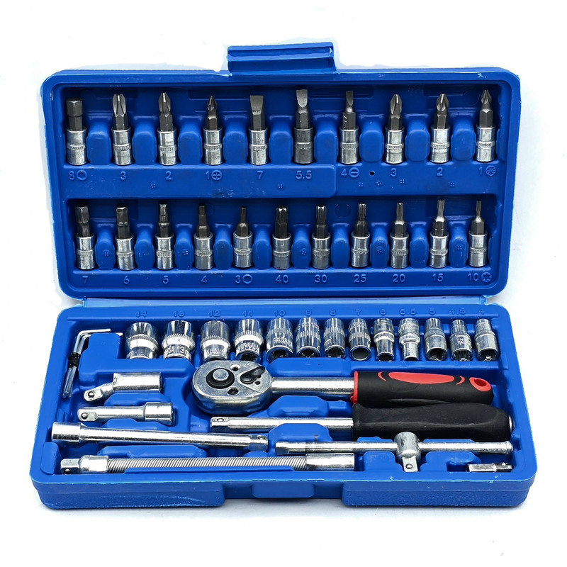 جعبه بکس باس مدل BLUE BOXE-46-LIFE-STYLE مجموعه 46 عددی