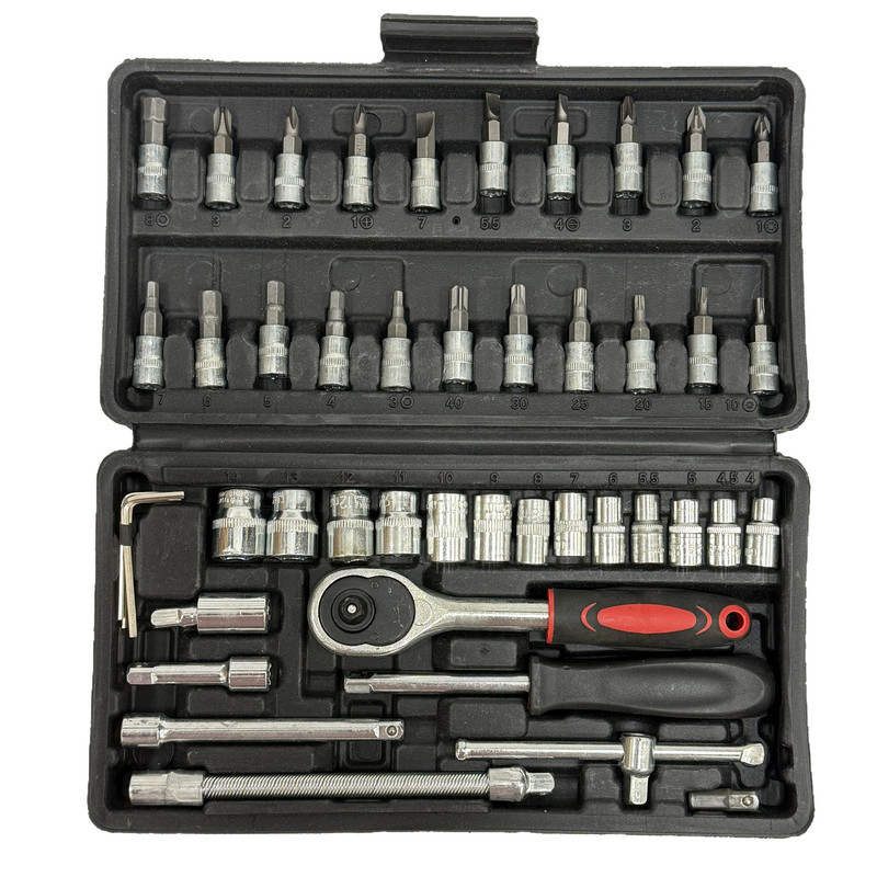 آچار بکس توتال کد BLK46 مجموعه 46 عددی