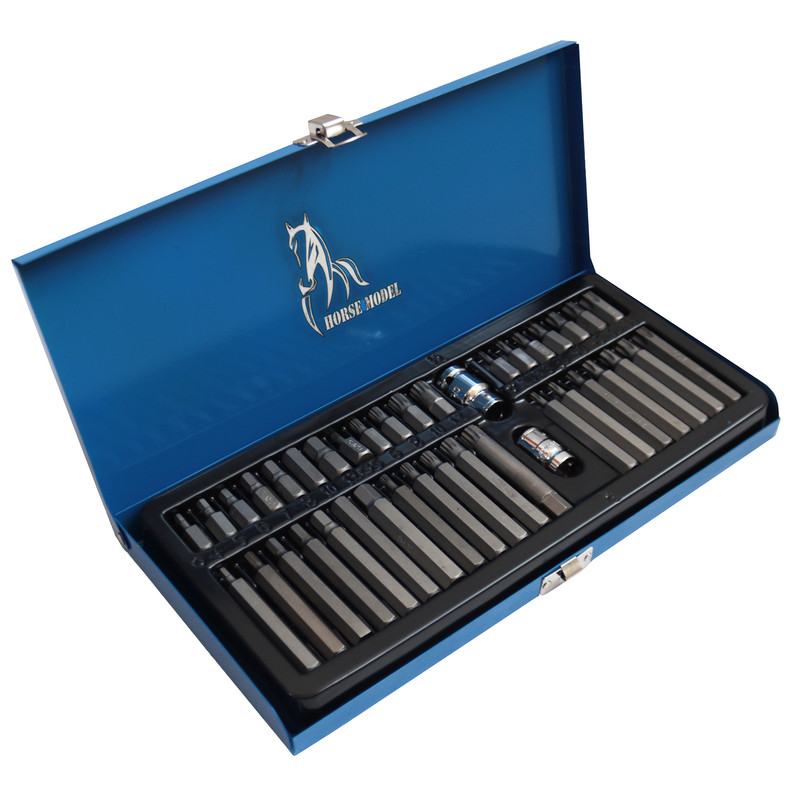 آچار آلن بیت خور مدل هورس کد YPBS-BIT-32CM مجموعه 40 عددی