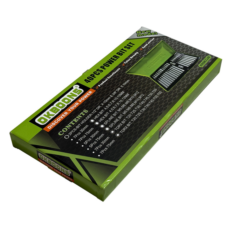 جعبه بیت اوکی بونز مدل SMT-HX682140-40PCS مجموعه 40 عددی