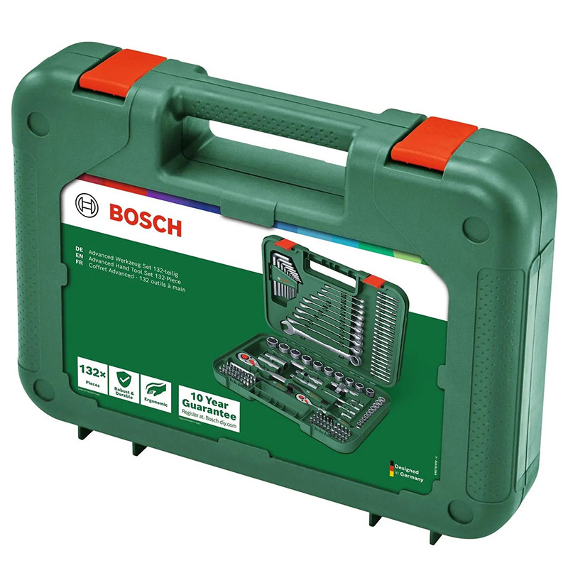 آچار و سری بکس بوش مدل فوق حرفه ای کد BO132X مجموعه 132 عددی