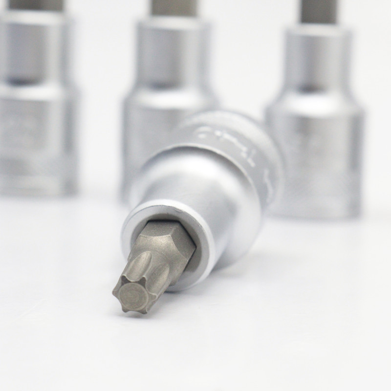آچار بکس آلنی ستاره ای اسکای مدل YP-ST-7119TE-E8-E24/T20-T70MM مجموعه 19 عددی