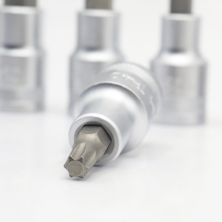 آچار بکس آلنی ستاره ای اسکای مدل YP-ST-7119TE-E8-E24/T20-T70MM مجموعه 19 عددی