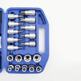 آچار بکس آلنی ستاره ای اسکای مدل YP-ST-7119TE-E8-E24/T20-T70MM مجموعه 19 عددی