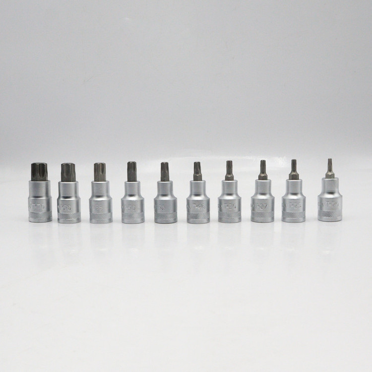 آچار بکس آلنی ستاره ای اسکای مدل YP-ST-7119TE-E8-E24/T20-T70MM مجموعه 19 عددی