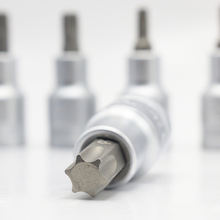 آچار بکس آلنی ستاره ای اسکای مدل YP-ST-7119TE-E8-E24/T20-T70MM مجموعه 19 عددی