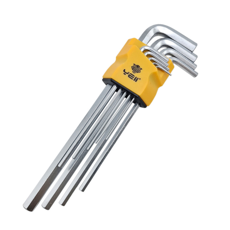 آچار آلن ستاره ای یلو مدل  9PCS مجموعه 9 عددی