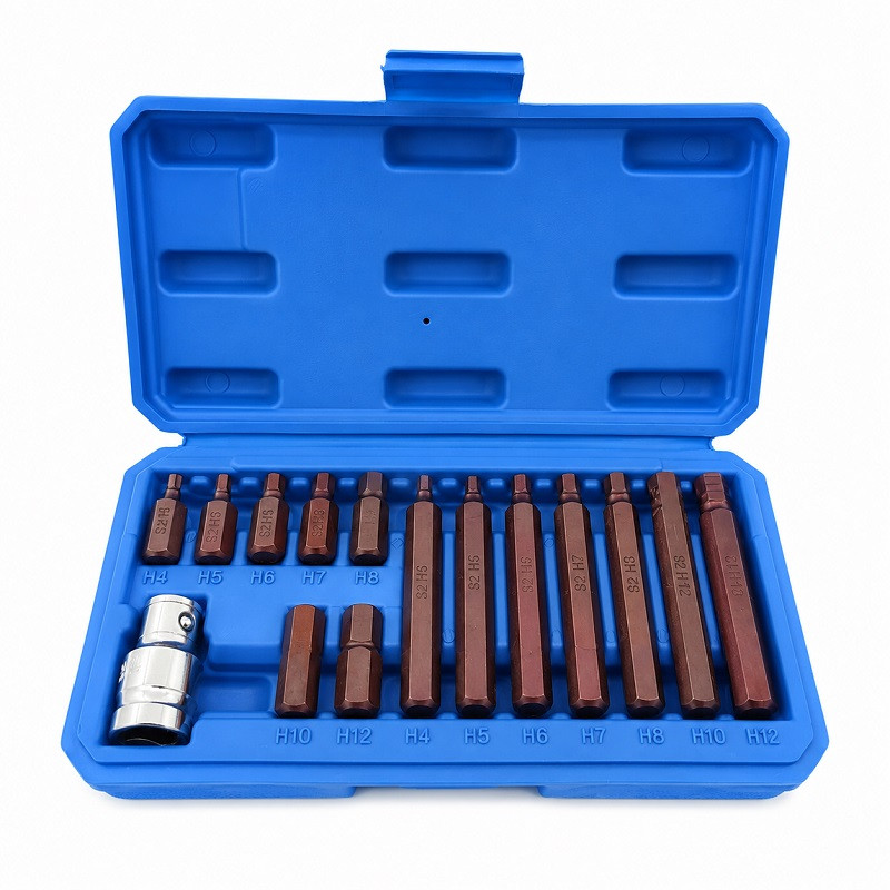 جعبه بیت شش گوش مدل MBH-15 مجموعه 15 عددی