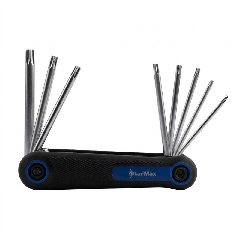 آچار آلن تاشو استارمکس مدل shk_18cs08s08sf مجموعه 8 عددی