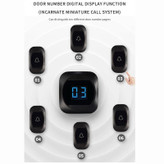 زنگ بی سیم مدل 4R195-BB مجموعه 5 عددی
