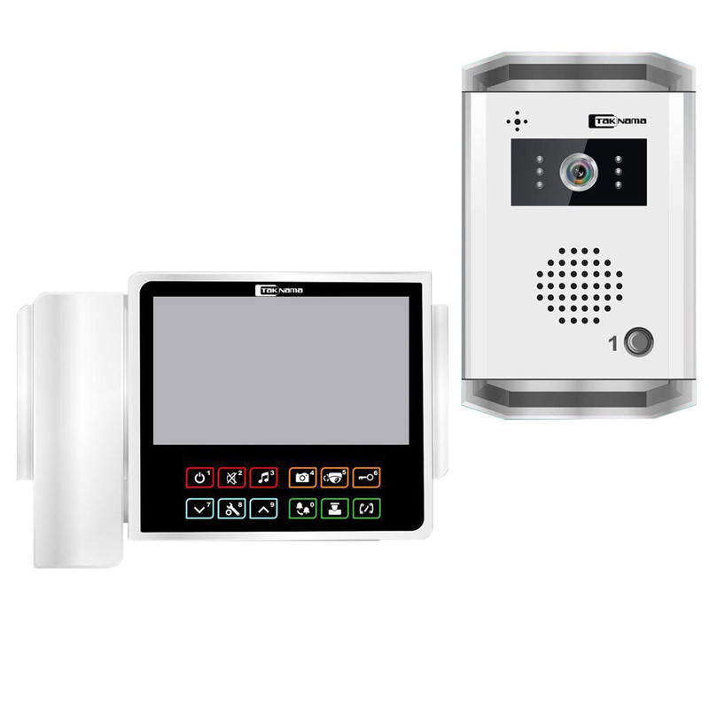 درب بازکن تصویری تک نما مدل C70-1V مجموعه ۲ عددی
