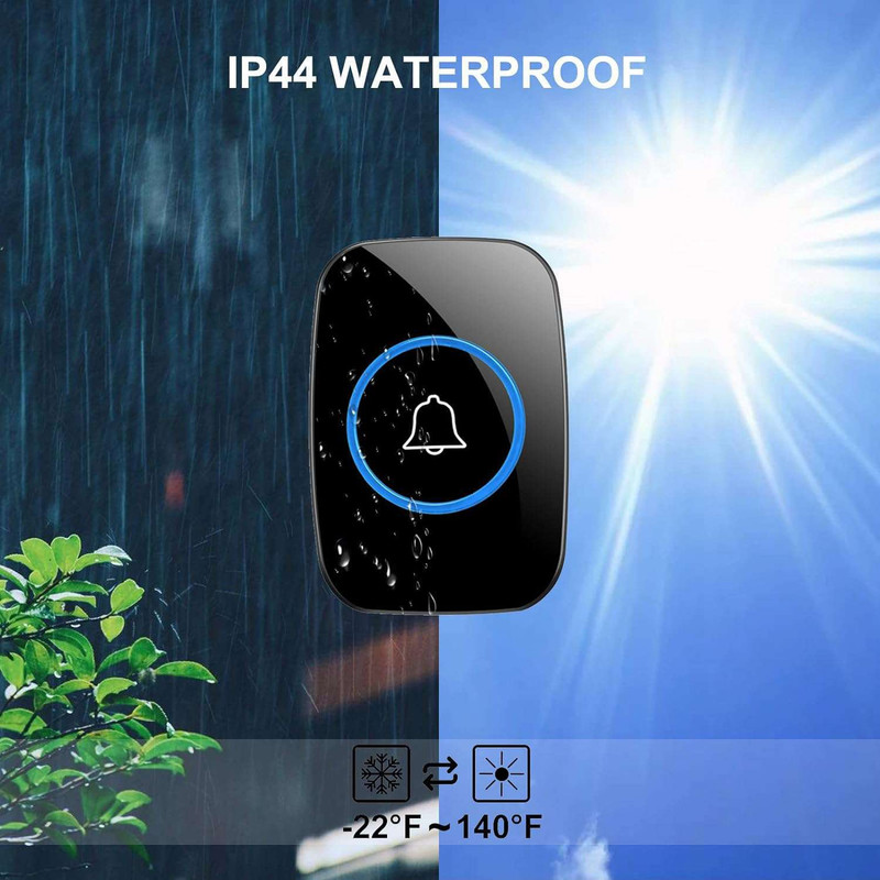 زنگ بی سیم کاکازی مدل A10-4 مجموعه 5 عددی