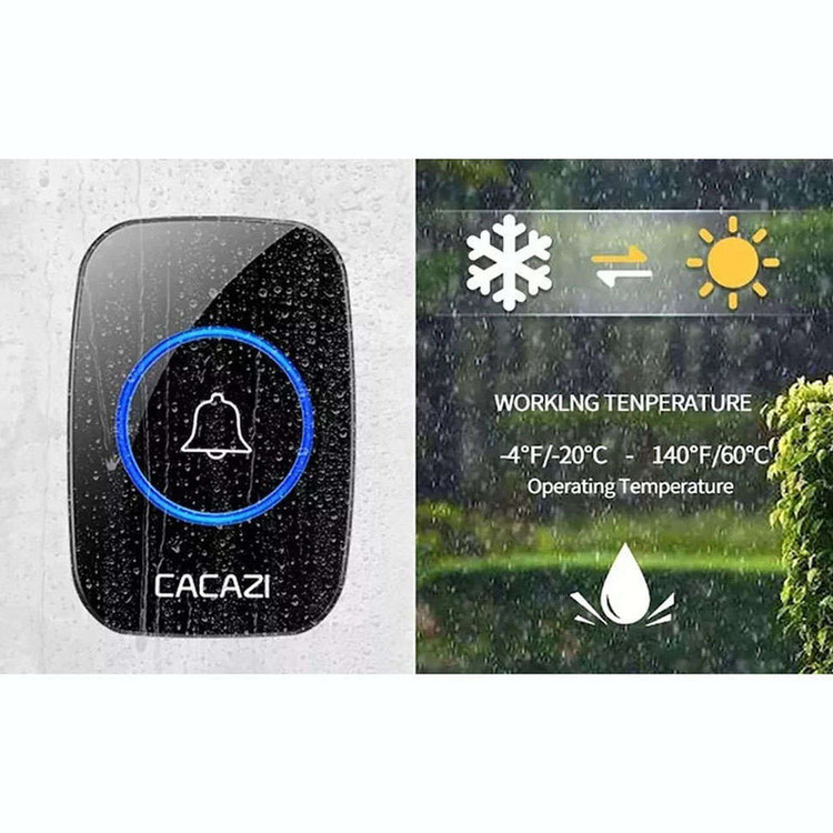 زنگ بی سیم کاکازی مدل A10-4 مجموعه 5 عددی