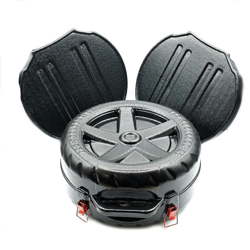 جعبه ابزار مخصوص خودرو مدل BLACK-2T سایز 15 اینچ 2 طبقه