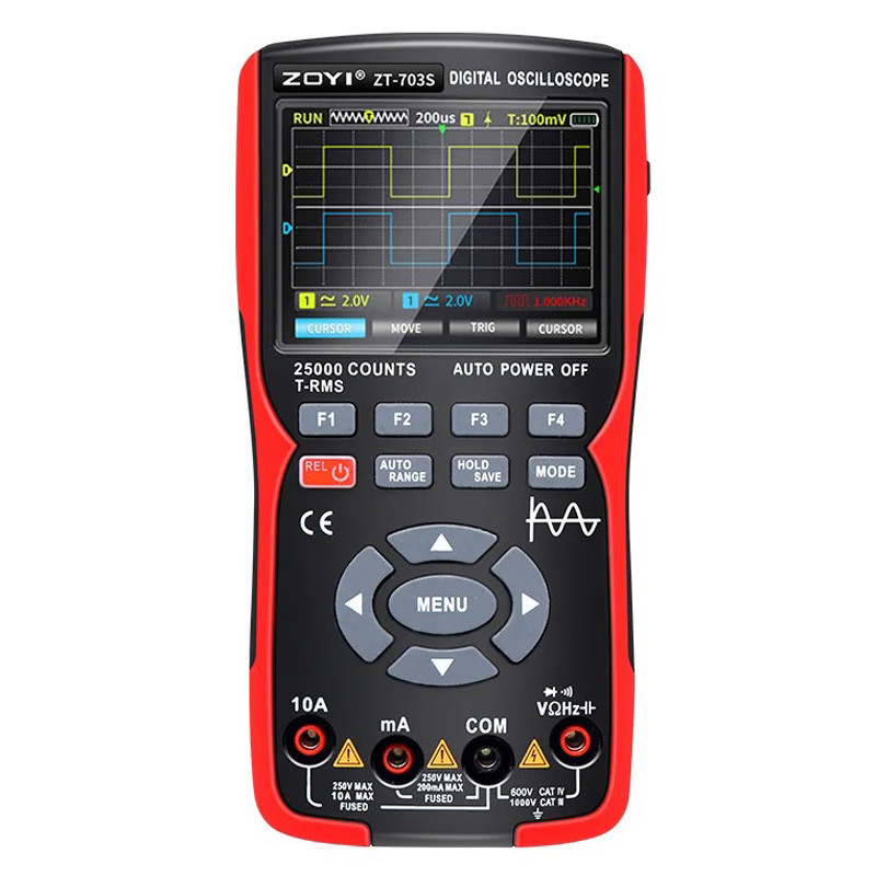 اسیلوسکوپ، مولتی تر و فانکشن ژنراتور زویی مدل ZT-703S