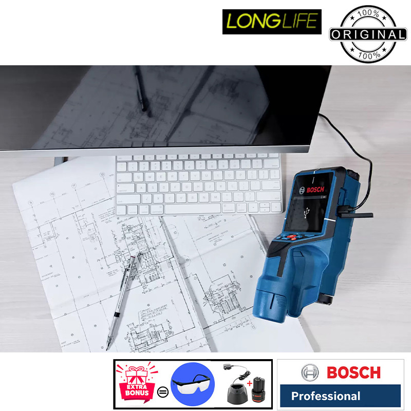 ردیاب دیجیتالی بوش مدل D-Tect 200 C Advanced Technology + Extra Batery 12V