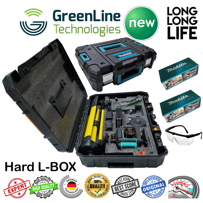 تراز لیزری هوشمند دیجیتالی ماکیتا مدل Makita G-16 Line چهار بعدی هوشمند