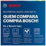 مولتی متر دیجیتال 600 ولت بوش مدل فوق حرفه ای کد GDM 600-15 Professional Extra