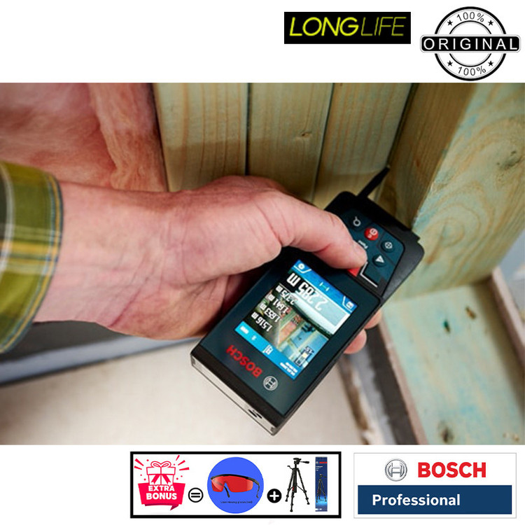 متر لیزری بوش مدل دوربین دار GLM 150-27 C Professional برد 150 متر