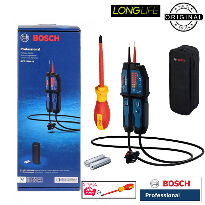 تستر ولتاژ 1000 ولت بوش مدل GVT 1000/15 V-1000 کد 0601077800