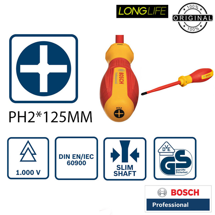 تستر ولتاژ 1000 ولت بوش مدل GVT 1000/15 V-1000 کد 0601077800