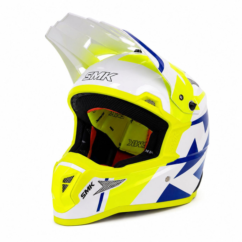 کلاه کاسکت اس ام کی مدل Yellow Rider X Power کد 2319