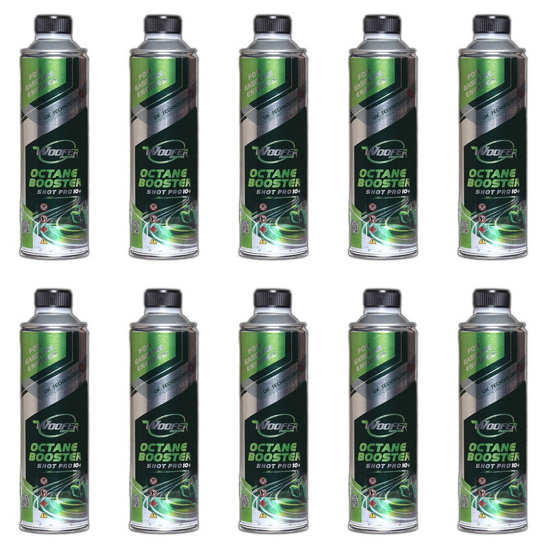اکتان بوستر ووفر مدل Shot Pro 10 حجم 500 میلی لیتر بسته 10 عددی