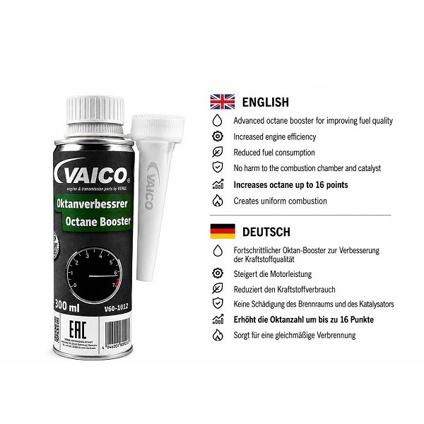 اکتان بوستر بنزینی وایکو مدل V60-1012 حجم 300 میلی لیتر بسته 12 عددی