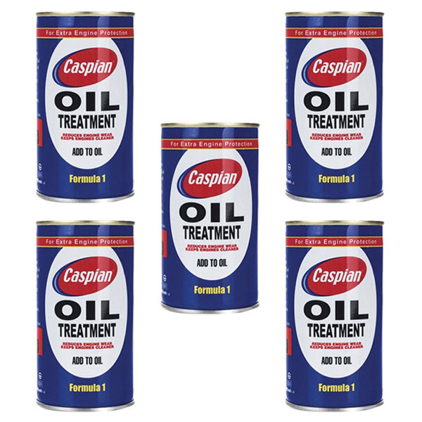 مکمل روغن موتور خودرو کاسپین مدل Formula 1 حجم 300 میلی لیتر بسته 5 عددی