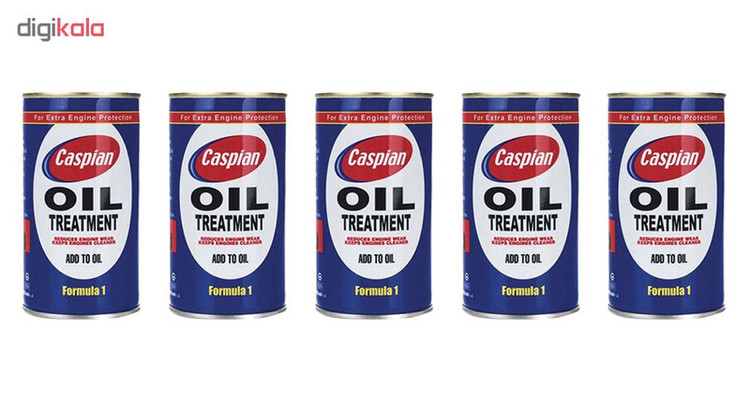 مکمل روغن موتور خودرو کاسپین مدل Formula 1 حجم 300 میلی لیتر بسته 5 عددی