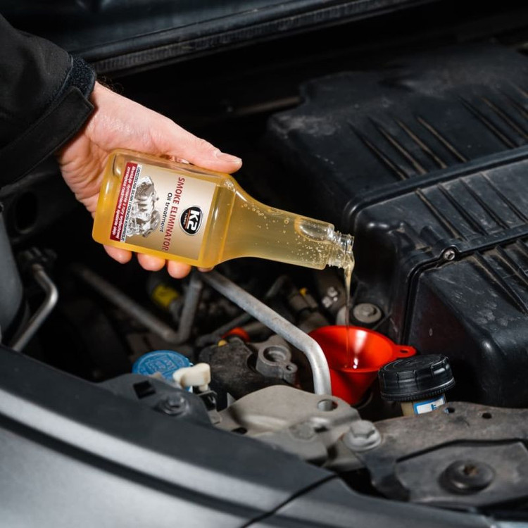 کمل کاهشدهنده دود اگزوز و بهبود عملکرد موتور کی تو مدل Smoke Eliminator ظرفیت 355 میلیلیتر
