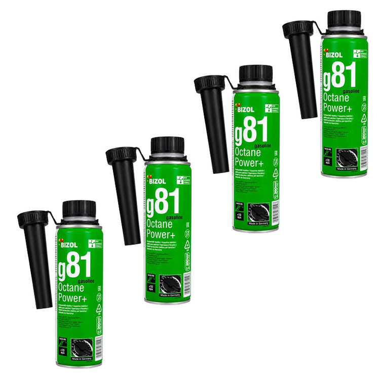اکتان خودرو بنزینی بیزول مدل g81 حجم 300 میلیلیتر بسته 4 عددی