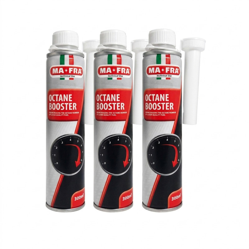 اکتان بوستر بنزین خودرو بنزینی و توربوشارژ مفرا مدل Technical Line حجم 300 میلی لیتر بسته 3 عددی