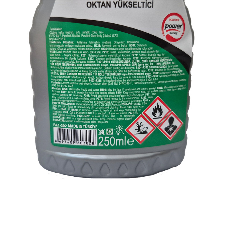 اکتان بوستر پاور مدل FA1-302 حجم 250 میلی لیتر بسته 6 عددی