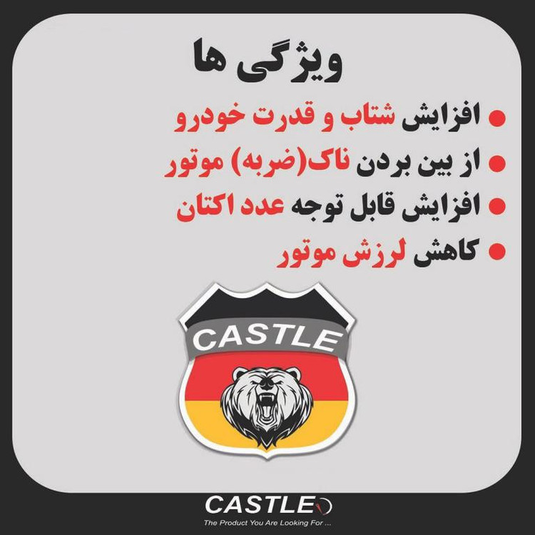 اکتان بوستر کستل مدل پرو حجم 280 میلی لیتر