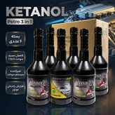 مکمل سوخت خودرو بنزینی کتانول مدل Petro 3 in 1 حجم 500 میلی لیتر بسته ۶ عددی