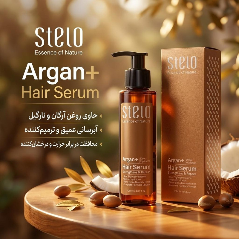 سرم استلو مدل +Argan حجم 125 میلی لیتر