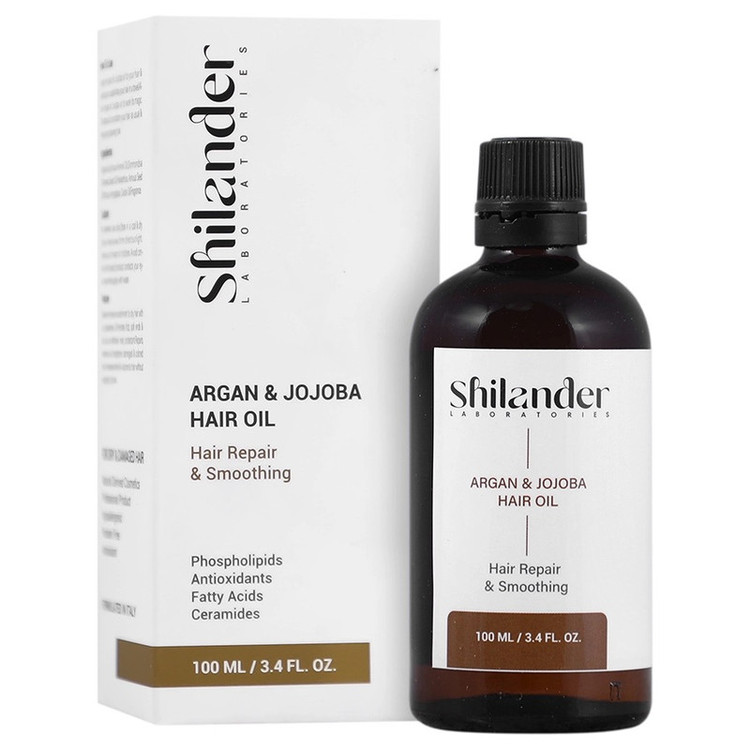 روغن تقویت مو شیلاندر مدل ARGAN JOJOBA مناسب مو خشک و آسیب دیده حجم 100 میلیلیتر