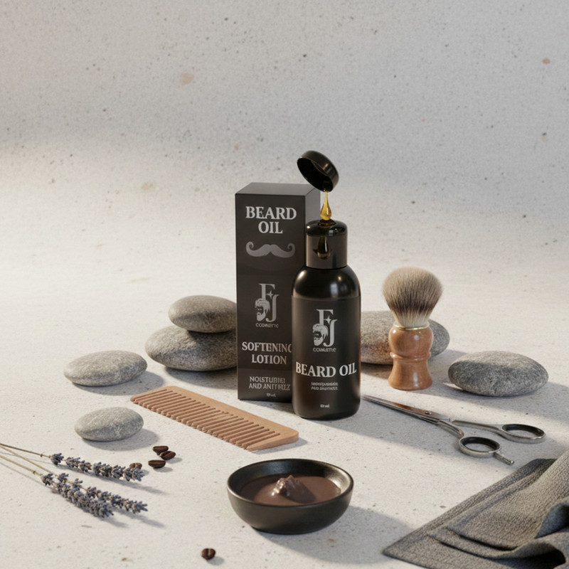 روغن مو افجه مدل SL-BEARD06 مناسب موهای حجم 60 میلیلیتر مجموعه 6 عددی