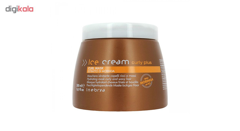 ماسک مو آیس کریم مدل Curly Plus حجم 500 میلی لیتر