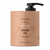 ماسک مو لاکمه مدل argan-oil مناسب موهای کراتین شده سازگار با انواع مو حجم 1000 میلیلیتر