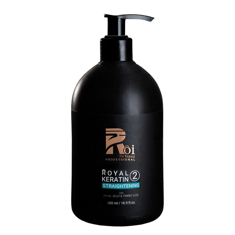 لوسیون ترمیم کننده مو روآ دو بیوتی مدل Royal Keratin-2 سازگار با موهای خشک و آسیب دیده حجم 500 میلی لیتر