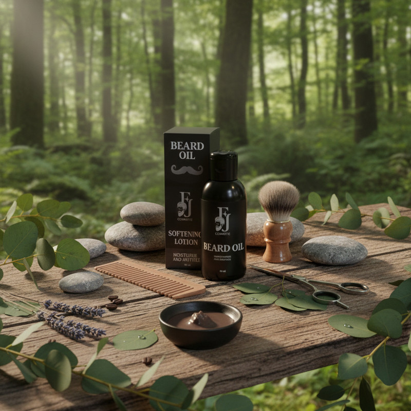 روغن مو افجه مدل SL-BEARD04 مناسب موهای حجم 60 میلیلیتر مجموعه 4 عددی