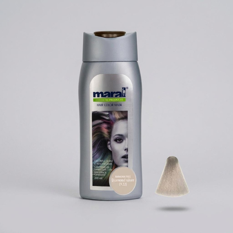 شامپو رنگساژ مارال مدل Ammonia Free حجم 200 میلی لیتر رنگ دایموند سیلور